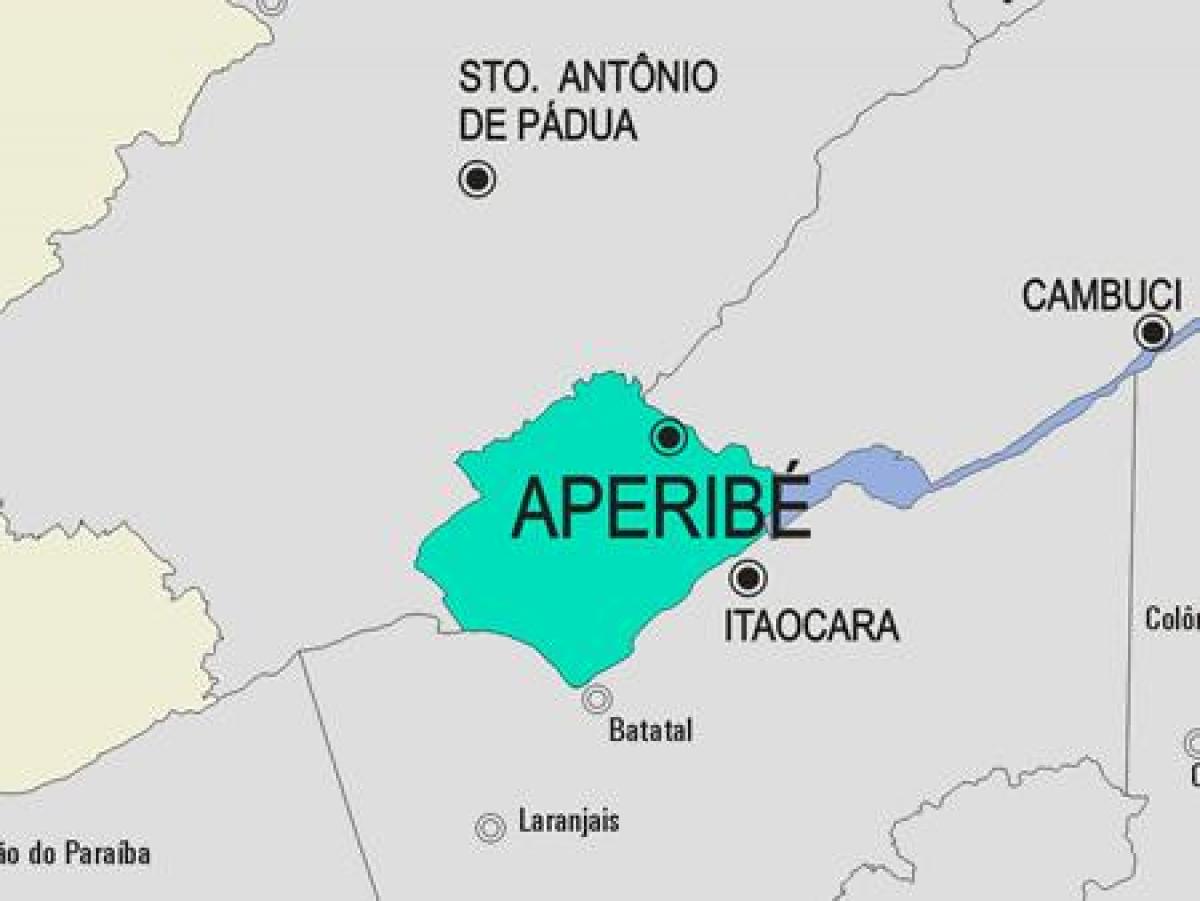 地図Aperibé市町村