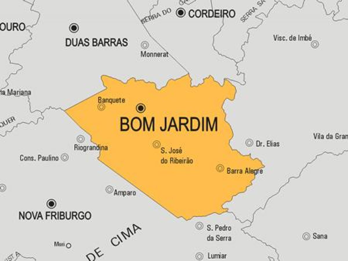 地図のBom Jardim市町村