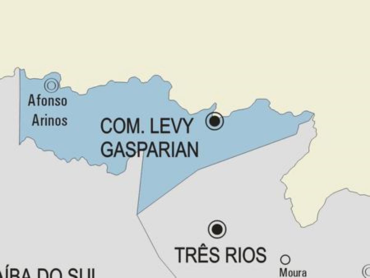 地図Casimiro de Abreu市町村