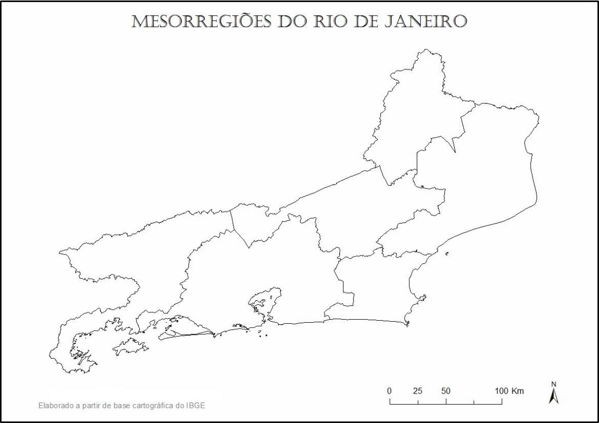 地図ブラジル-リオデジャネイロのヴァージン
