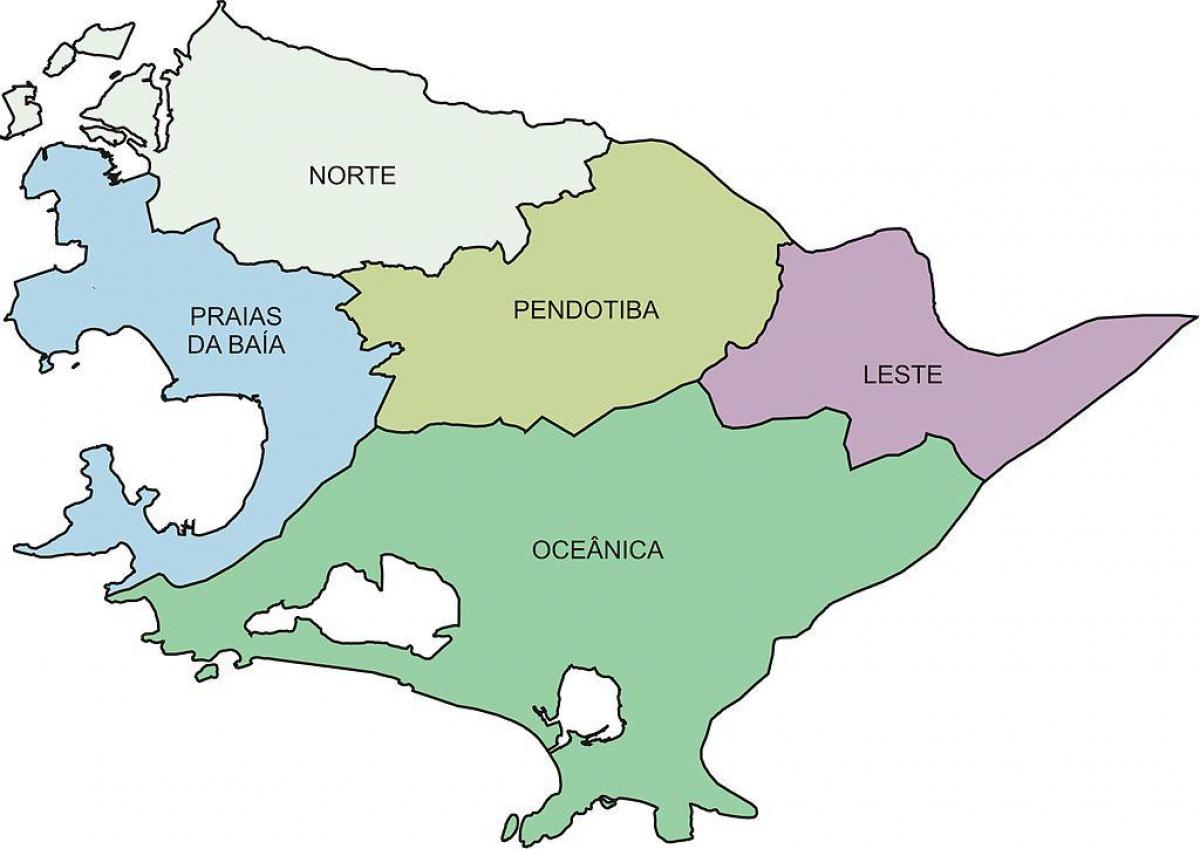 地図の地域Niterói