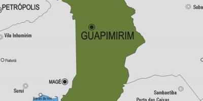 地図Guapimirim市町村