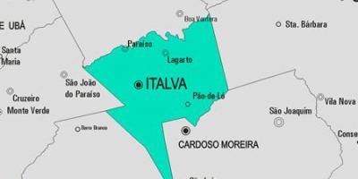 地図Italva市町村