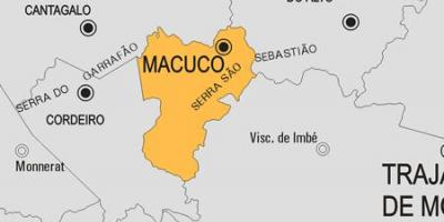 地図Macuco市町村