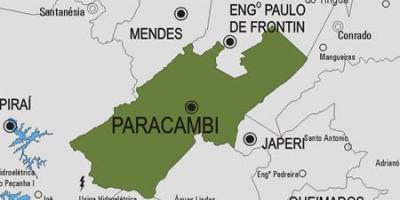地図Paracambi市町村