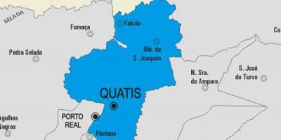 地図Quatis市町村