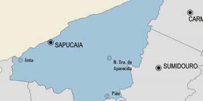 地図Sapucaia市町村