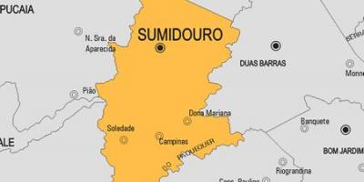 地図Sumidouro市町村