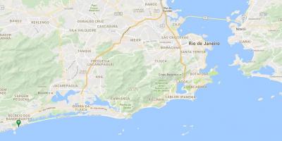 地図のビーチRecreio dos Bandeirantes