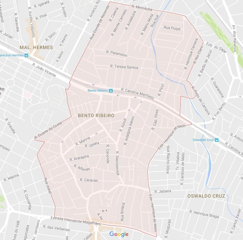 地図のお弁当をリベイロ