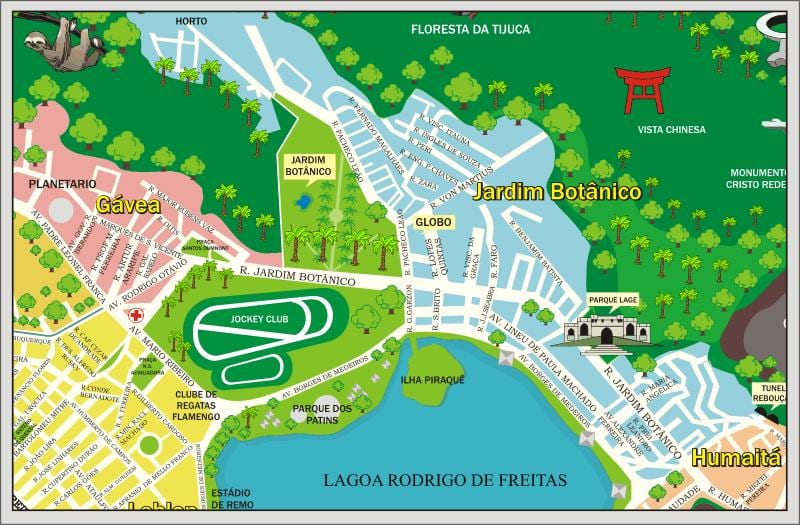 地図のピークラブBrasileiro