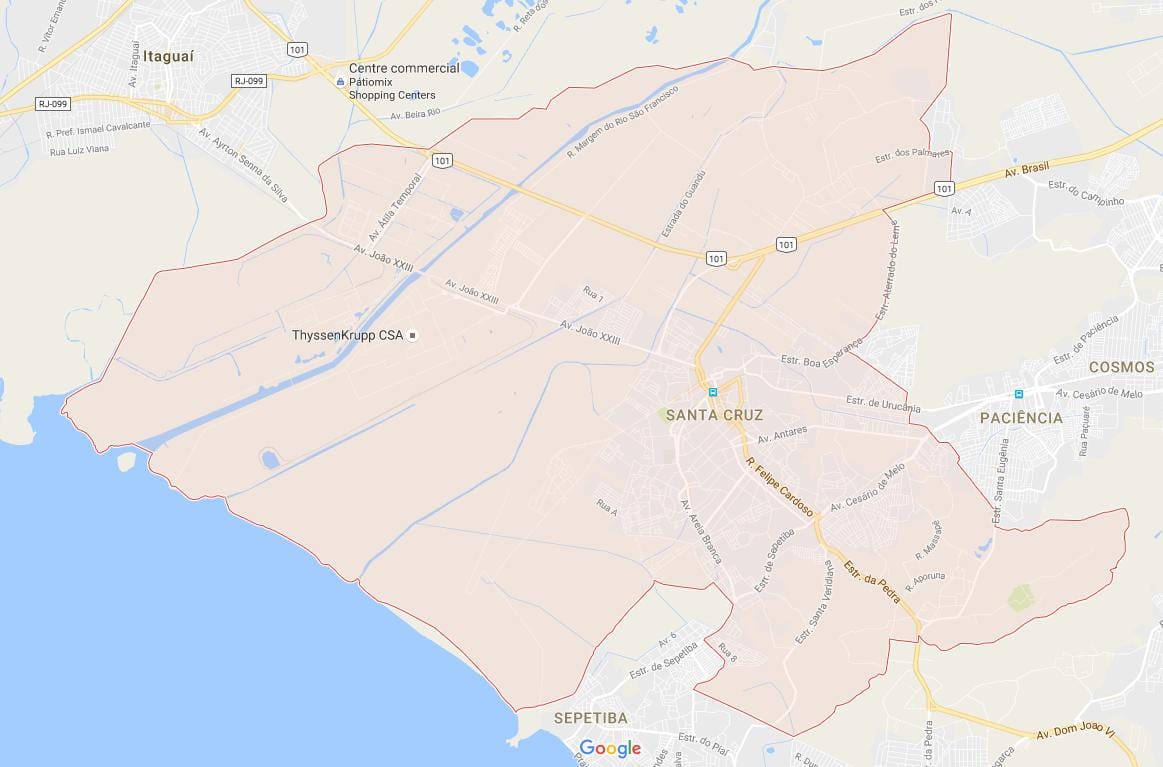 地図のサンタクルス
