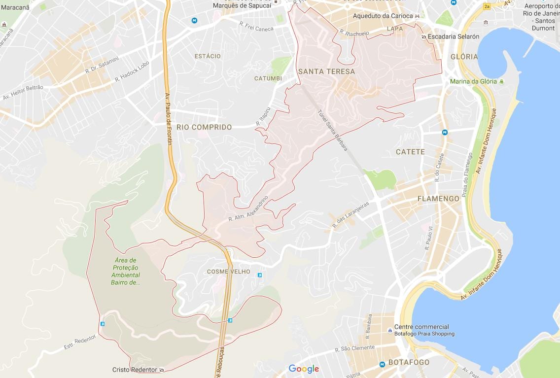 地図のサンタテレサ