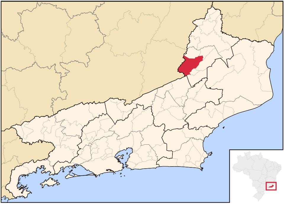 地図のサントAntônioデPádua