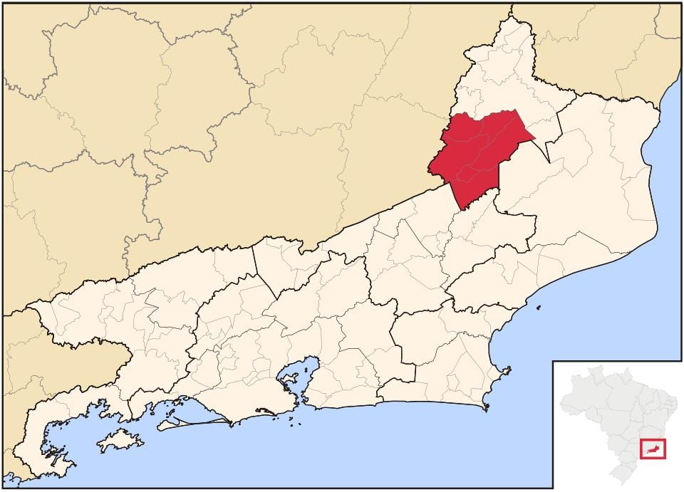 地図のサントAntônioデPádua