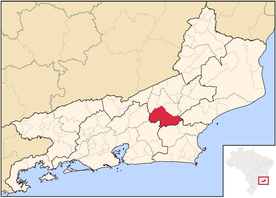 地図Nova Friburgo