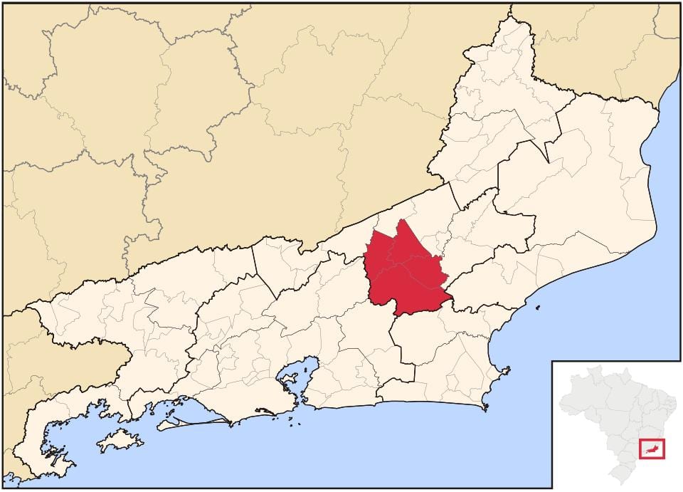 地図Nova Friburgo