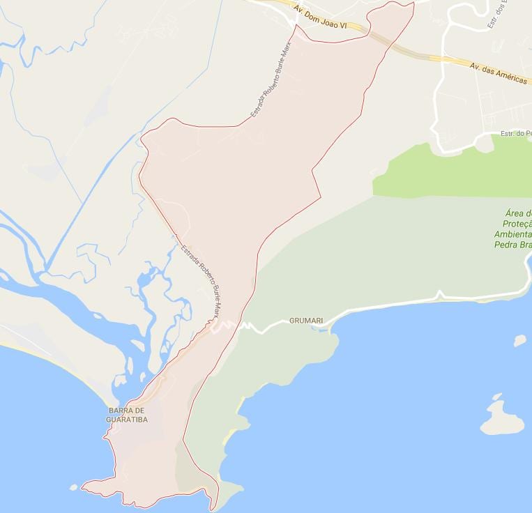 地図バーラデGuaratiba
