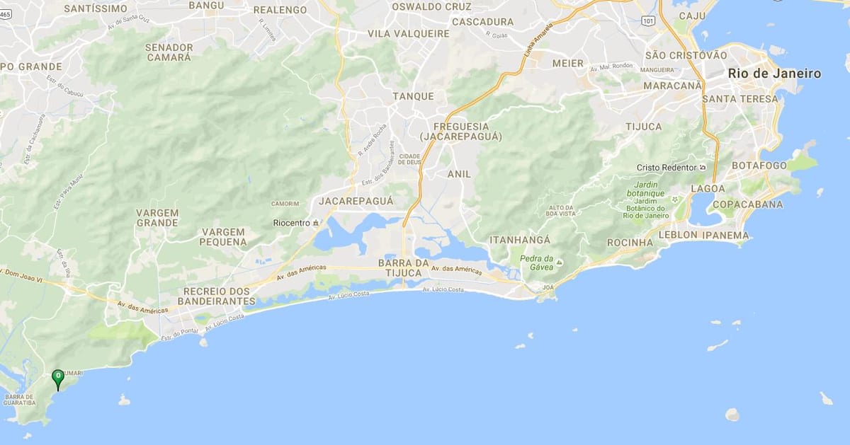 地図のビーチインフェルノ