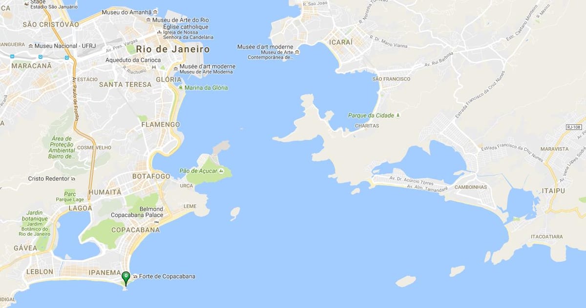 地図のビーチDiabo