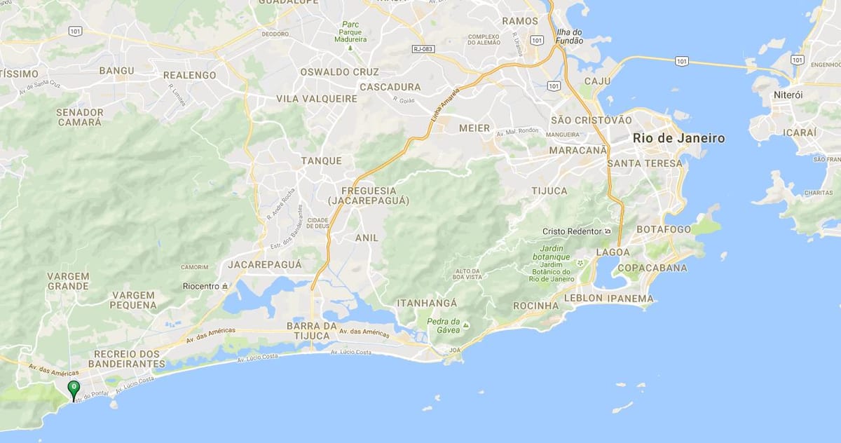 地図のビーチMacumba