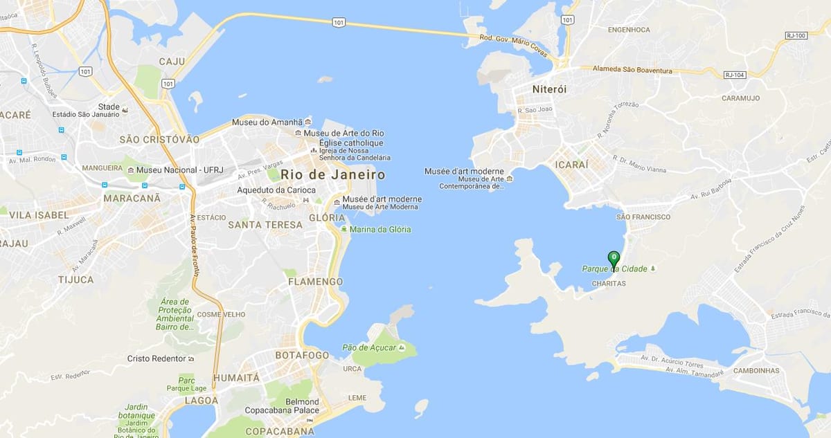 地図のビーチPreventório