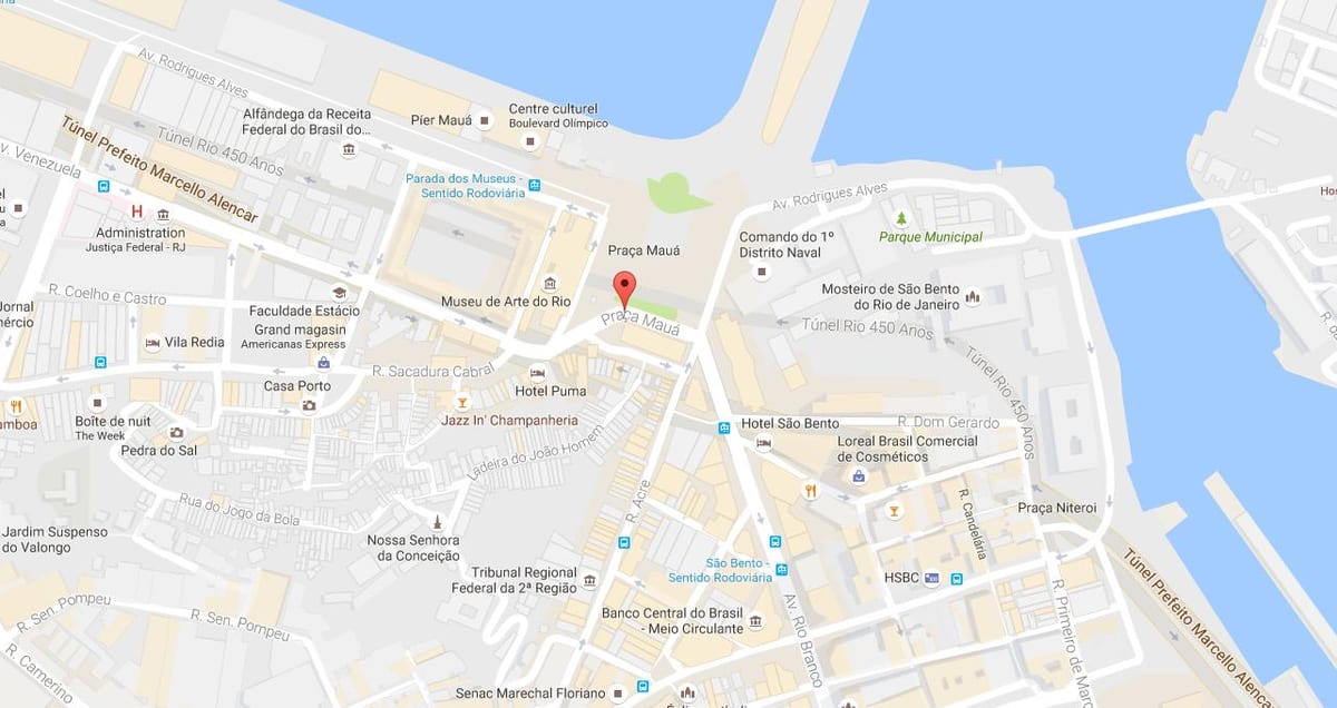 地図Praça Mauá