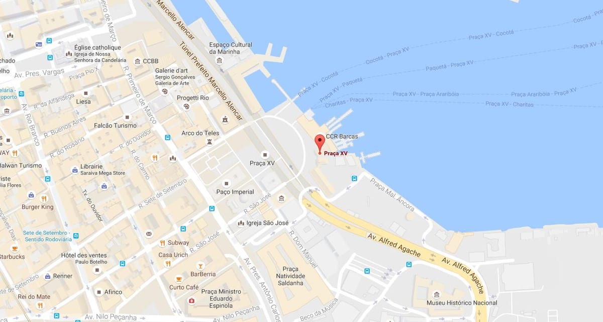 地図Praça Quinze