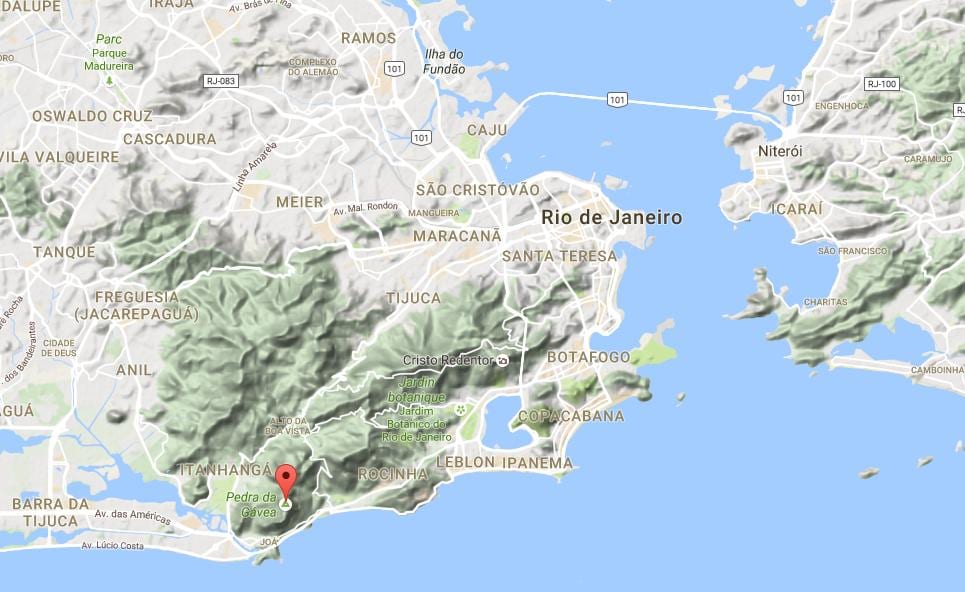 地図のペドダGávea