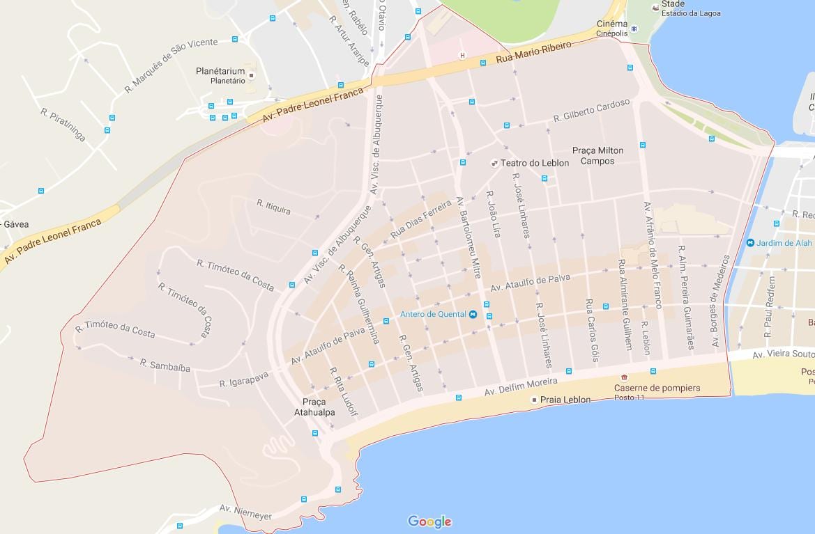 地図のレブロン