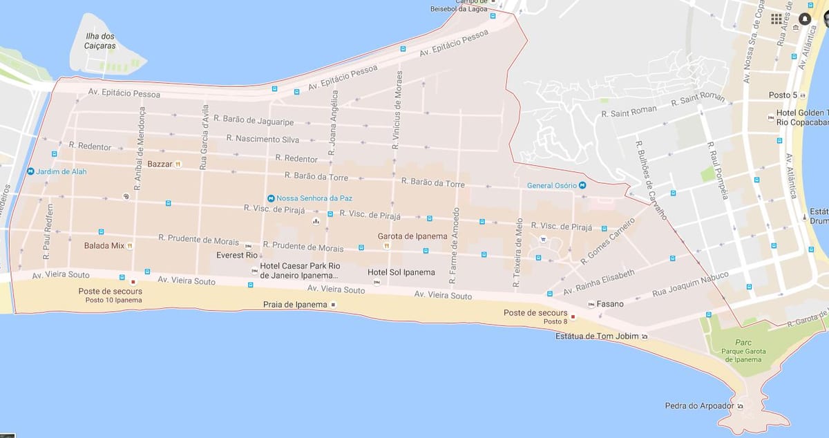 地図のロームイパネマ