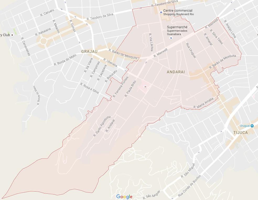 地図Andaraí
