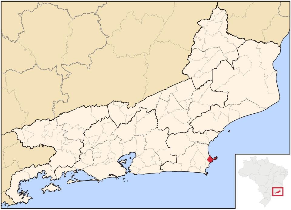 地図Armação dos Búzios