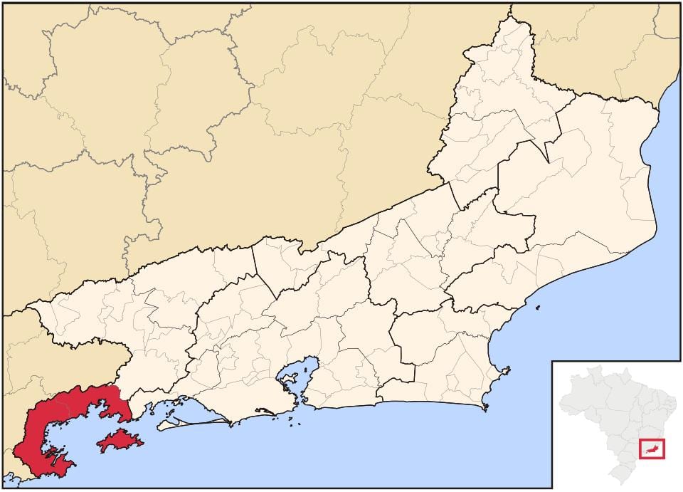 地図Baíaダカグランデ