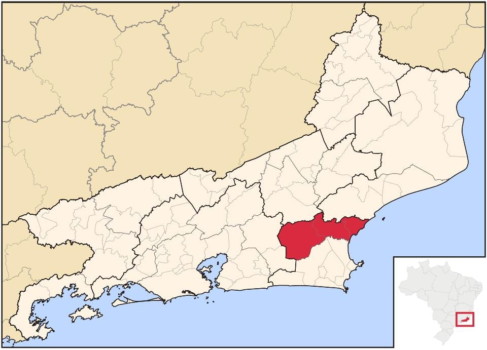 地図Bacia de São João