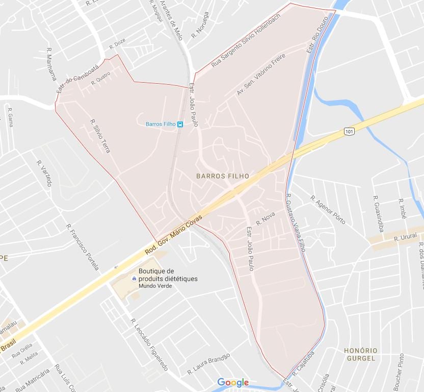 地図Barros Filho
