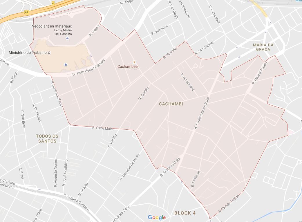 地図Cachambi