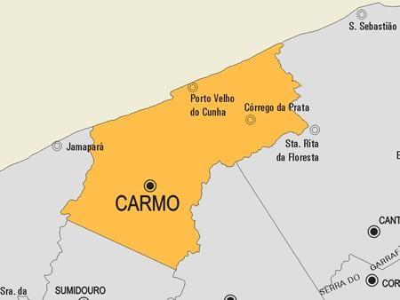地図Cardoso茂怜羅オズの市区町村