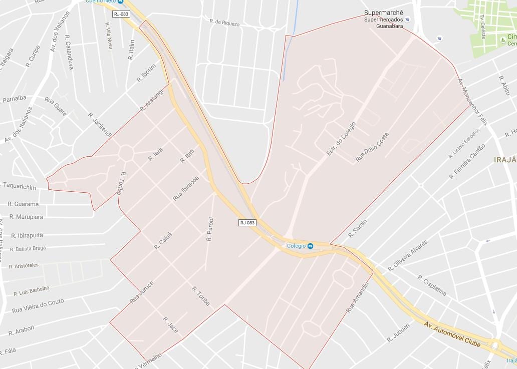 地図Colégio