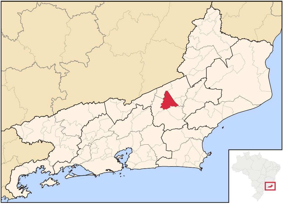地図Duas Barras