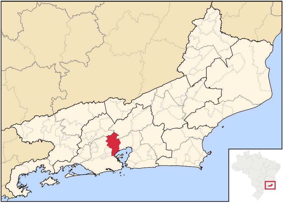 地図Duque deカシアスドス