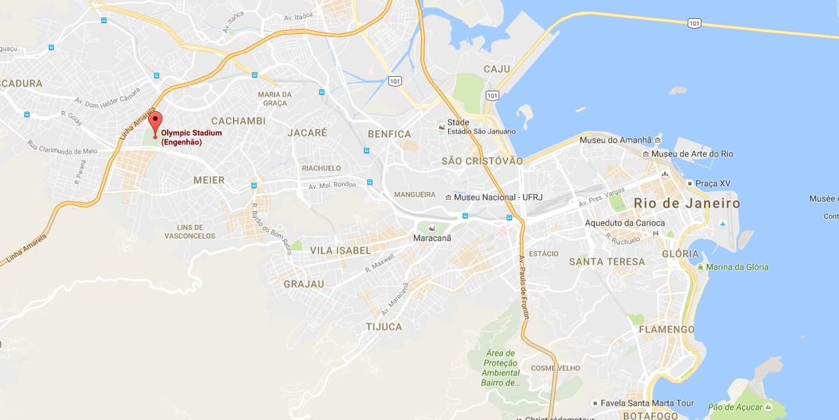 地図Engenhão