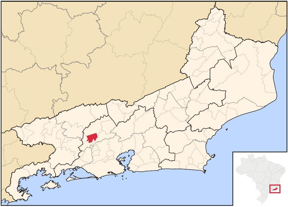 地図EngenheiroパウロデFrontin