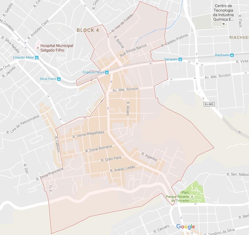 地図Engenho Novo