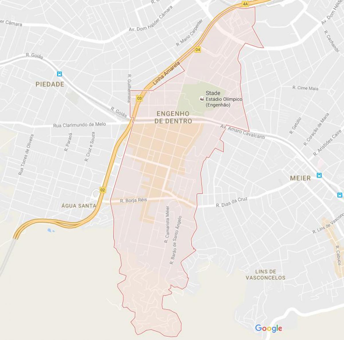 地図EngenhoデDentro