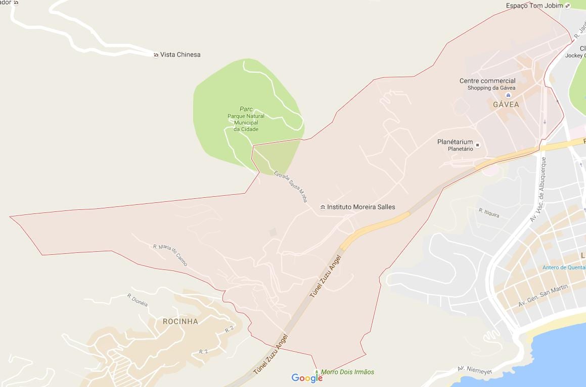 地図Gávea