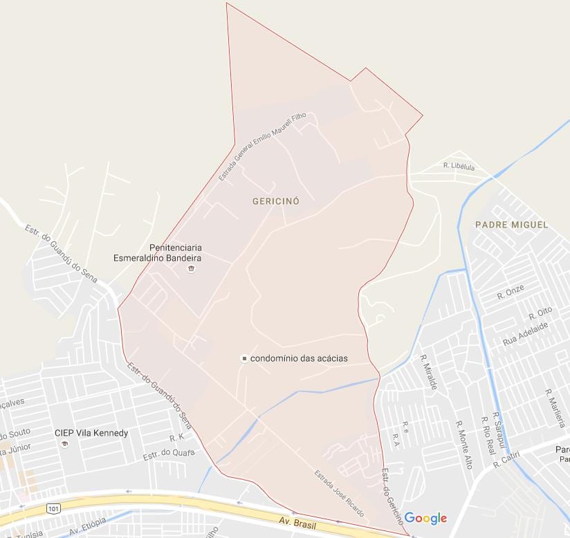 地図Gericinó