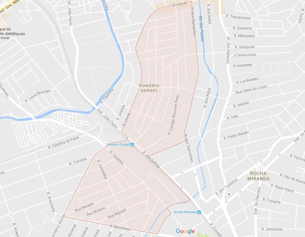 地図Honório Gurgel
