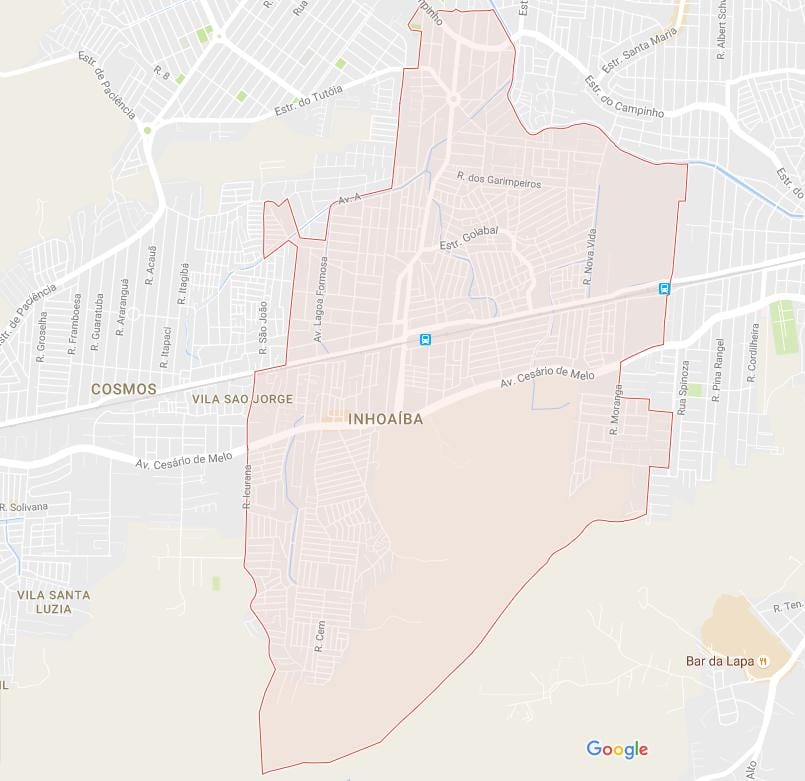 地図Inhoaíba