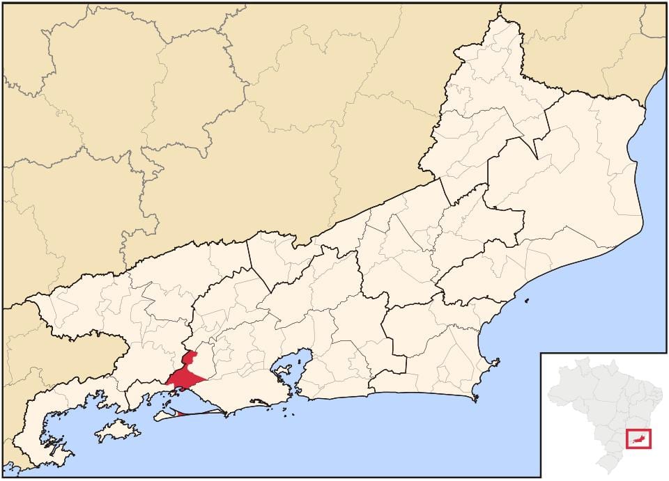 地図Itaguaí